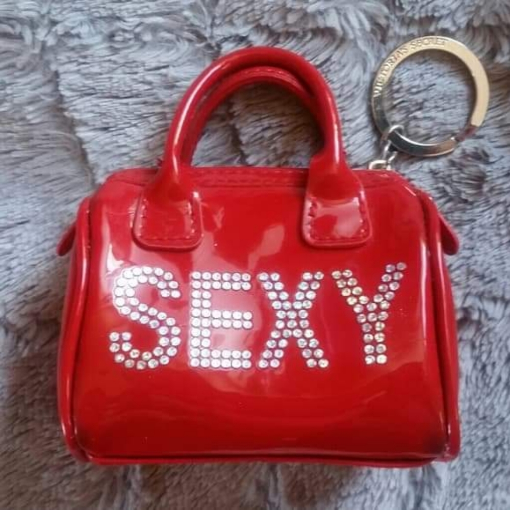 Red handbag